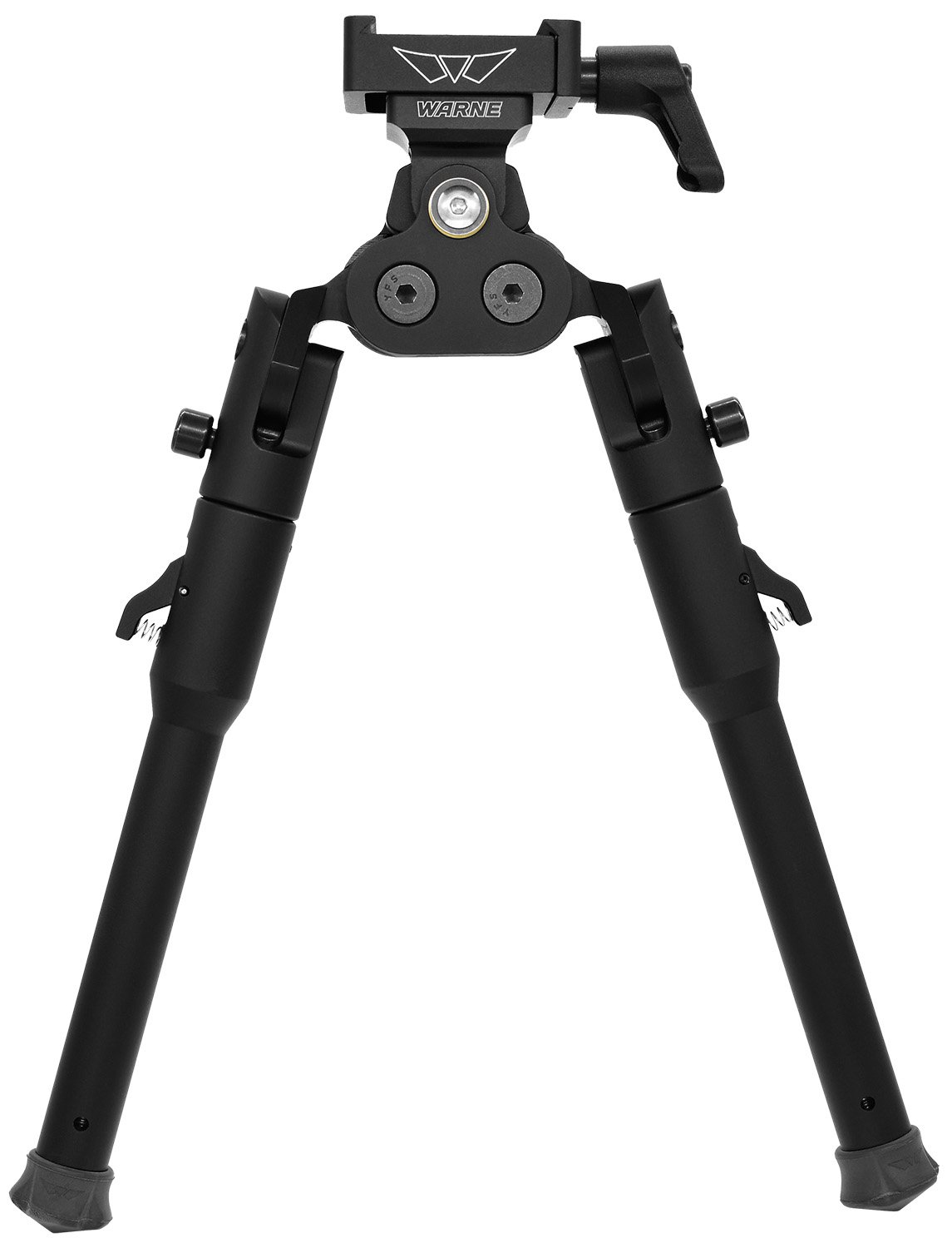 Warne 7922M Skyline Pro Bipod Black Anodized ARCA Head Lite Legs 7075 Aluminum
