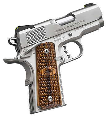 Kimber 3200375 Stainless Ultra Raptor II .45ACP Pistol, Tritium Sights