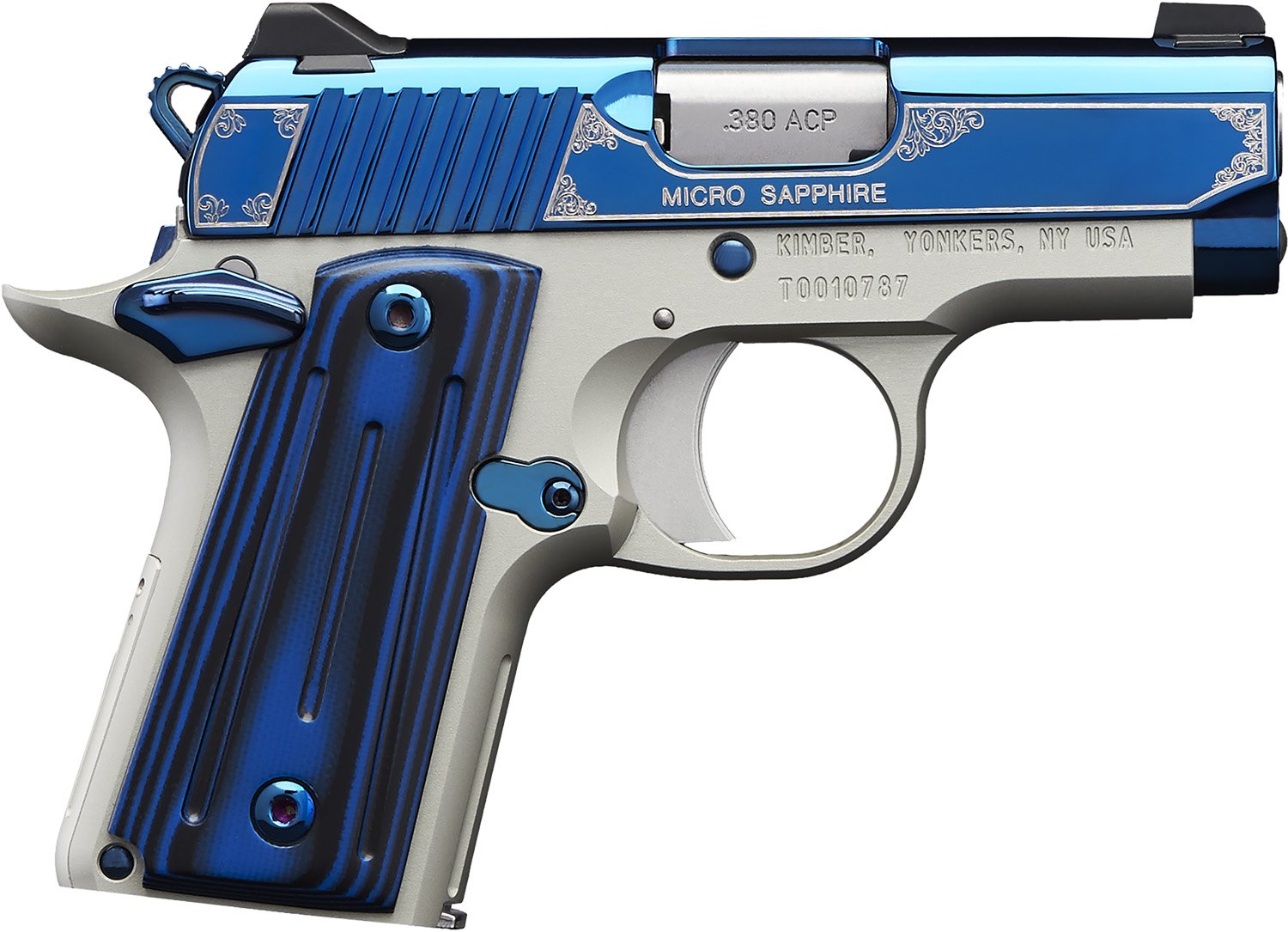 Kimber Micro Sapphire 380 7RD 2.75" 2-Tone Pistol Tritium Night Sights - Kimber Manufacturing, Inc. - 380 ACP