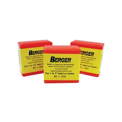 Berger 33794 OTM 338 Cal 300gr Hybrid Boat Tail Bullets 250/Box - BERGER BULLETS - 338 CALIBER