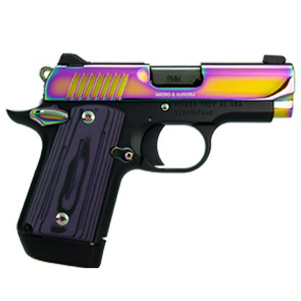 Kimber Micro 9 Aurora 9mm 3300240 Multi-Color PVD, Night Sights