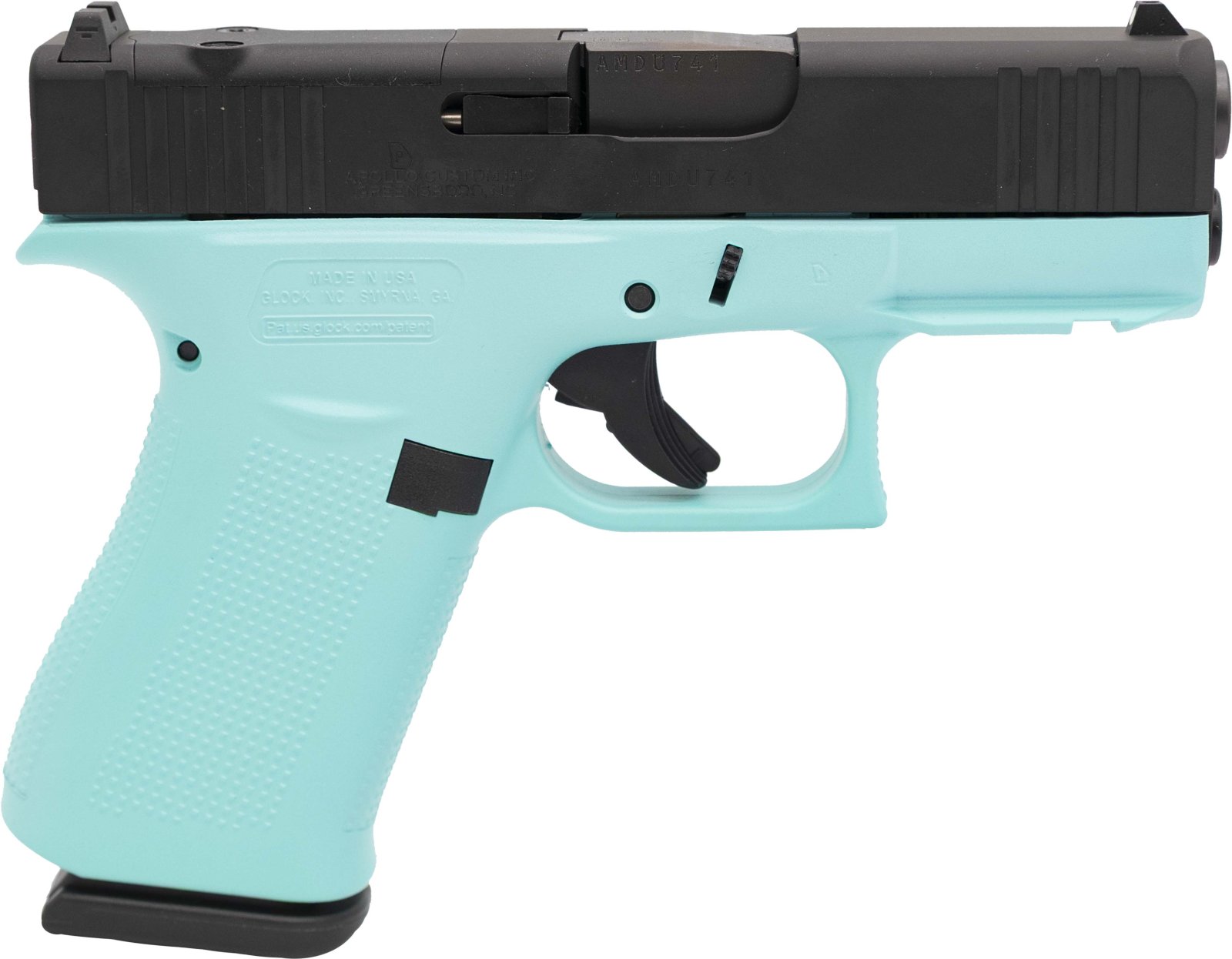 Glock 43X MOS 43X MOS 9mm Luger 10+1 3.410 Blue|Black Polymer