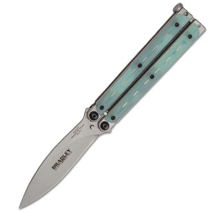 Bear Kimura Butterfly 3.75" Leaf Plain Natural Bear Ops Bradley Cutlery Co.