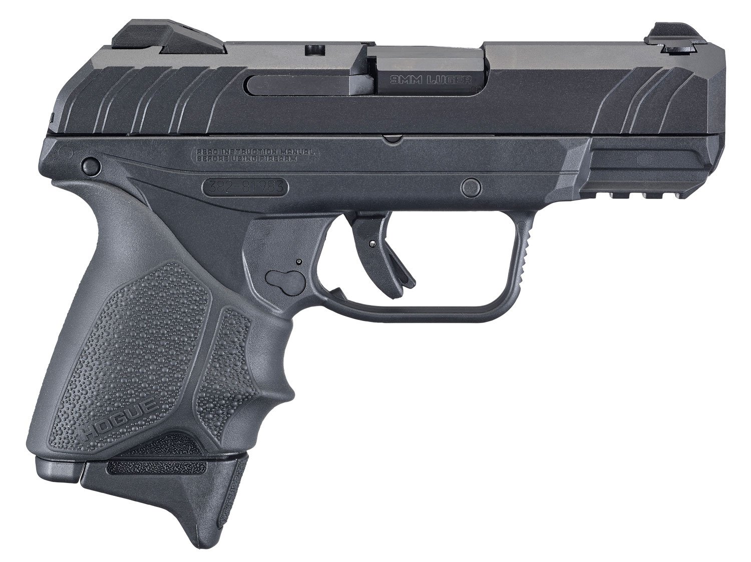 Ruger Security-9 Compact 9mm Luger 3.42 in Blued 10+1 Action Type - Ruger - 9mm