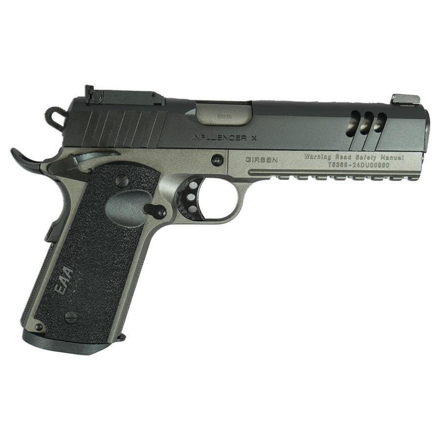 EAA Girsan MC1911S 9mm 9+1 Tungsten Gray Optic Ready Pistol - EAA - 9mm