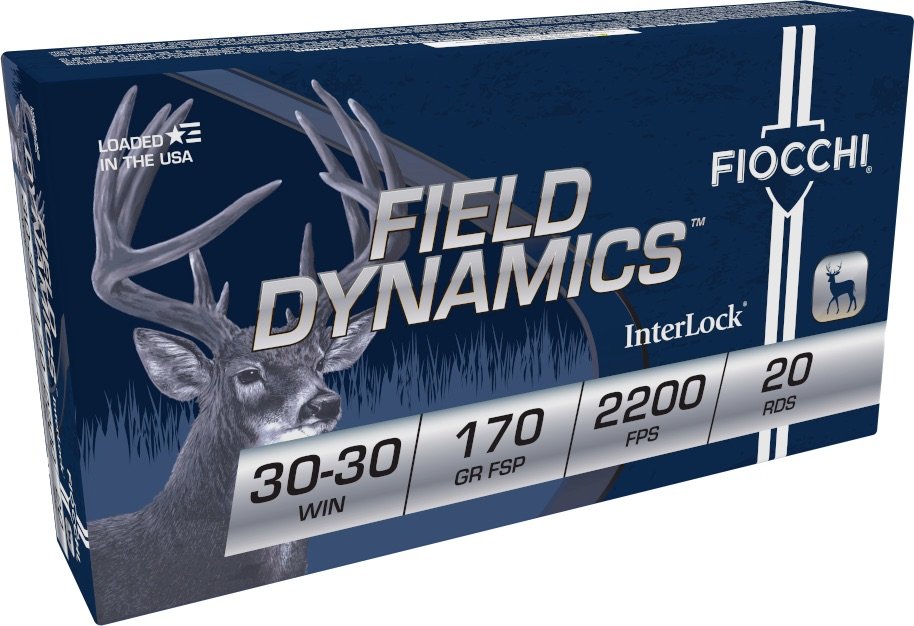 Fiocchi Field Dynamics 3030C 30-30 Win 170 gr FSP 20 rd Ammo - Fiocchi - FLAT SOFT POINT