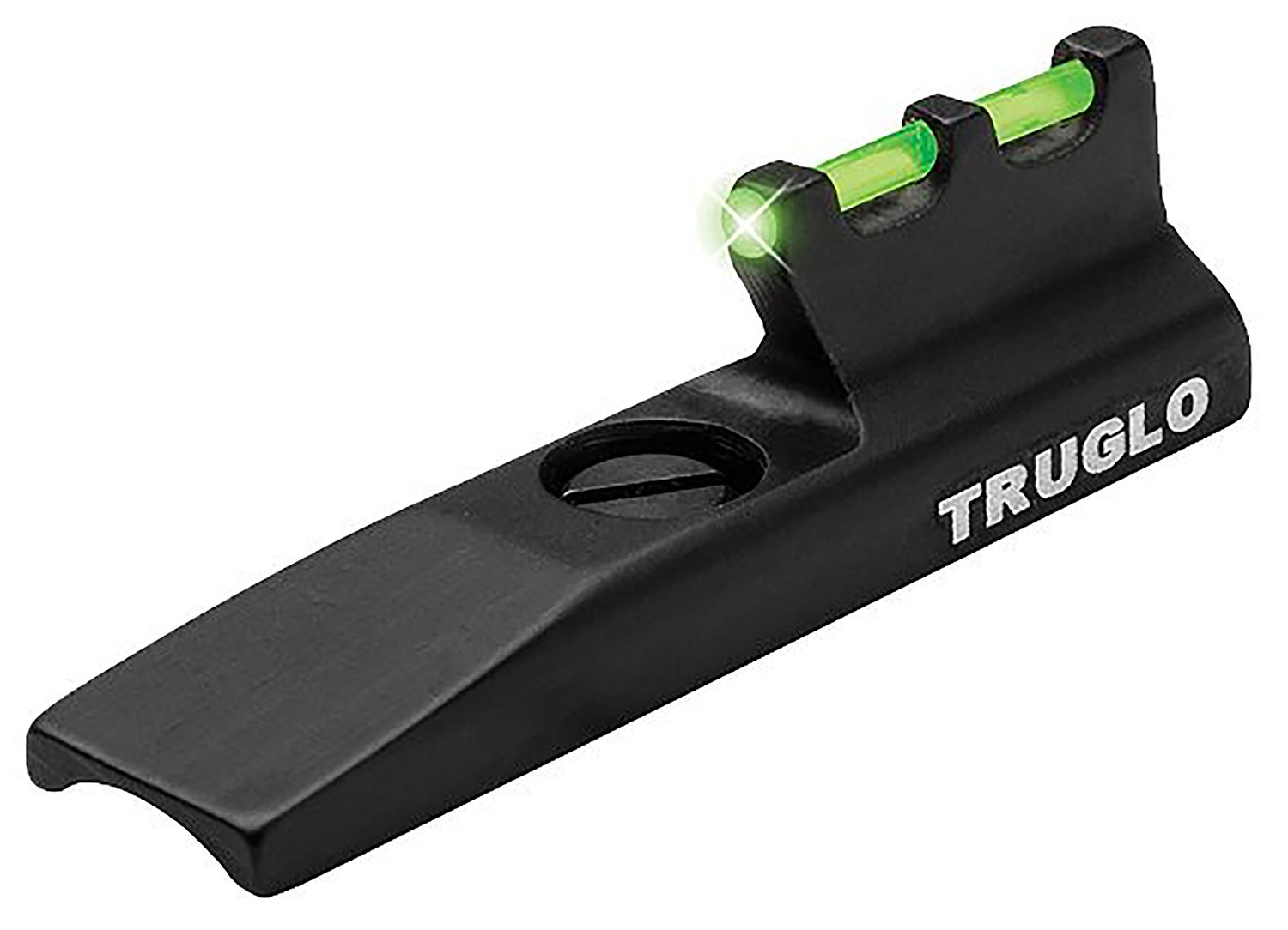 TruGlo TGTG975G Rimfire Rifle Front Sight Black Green Fiber Optic 0.060"