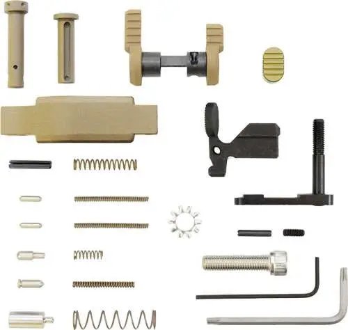 Armaspec ARM252FDE Superlight AR-15 Lower Parts Kit FDE Stainless Steel - Armaspec - 223/556