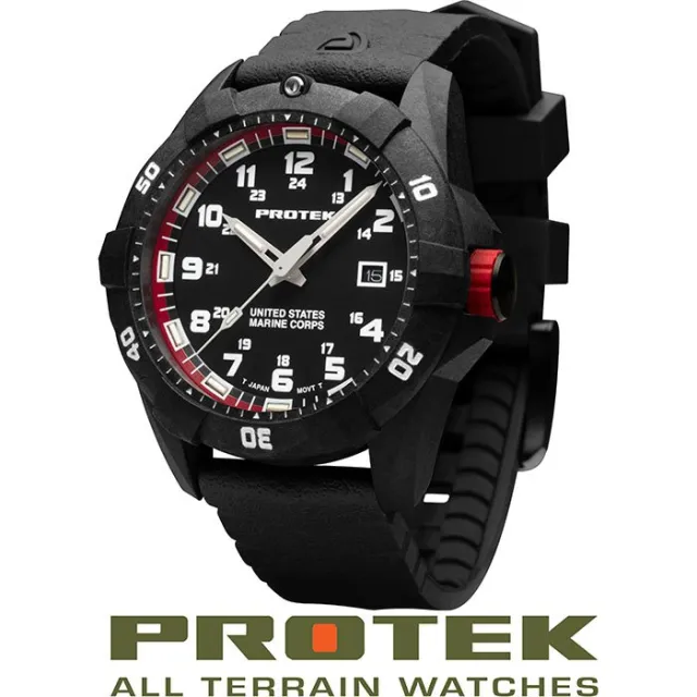 1012 PTK 1012 42mm BK/RD Dial CH Str
