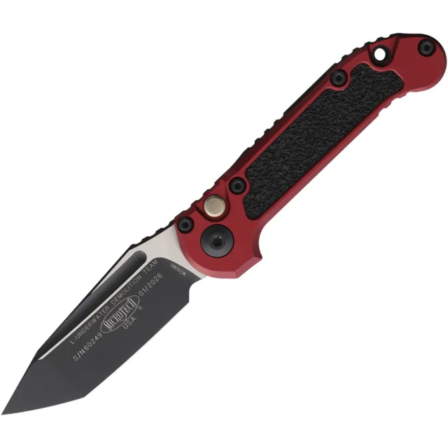 Microtech LUDT G3 3.5 In TNT/STD/BLK Merlot ALU Handle