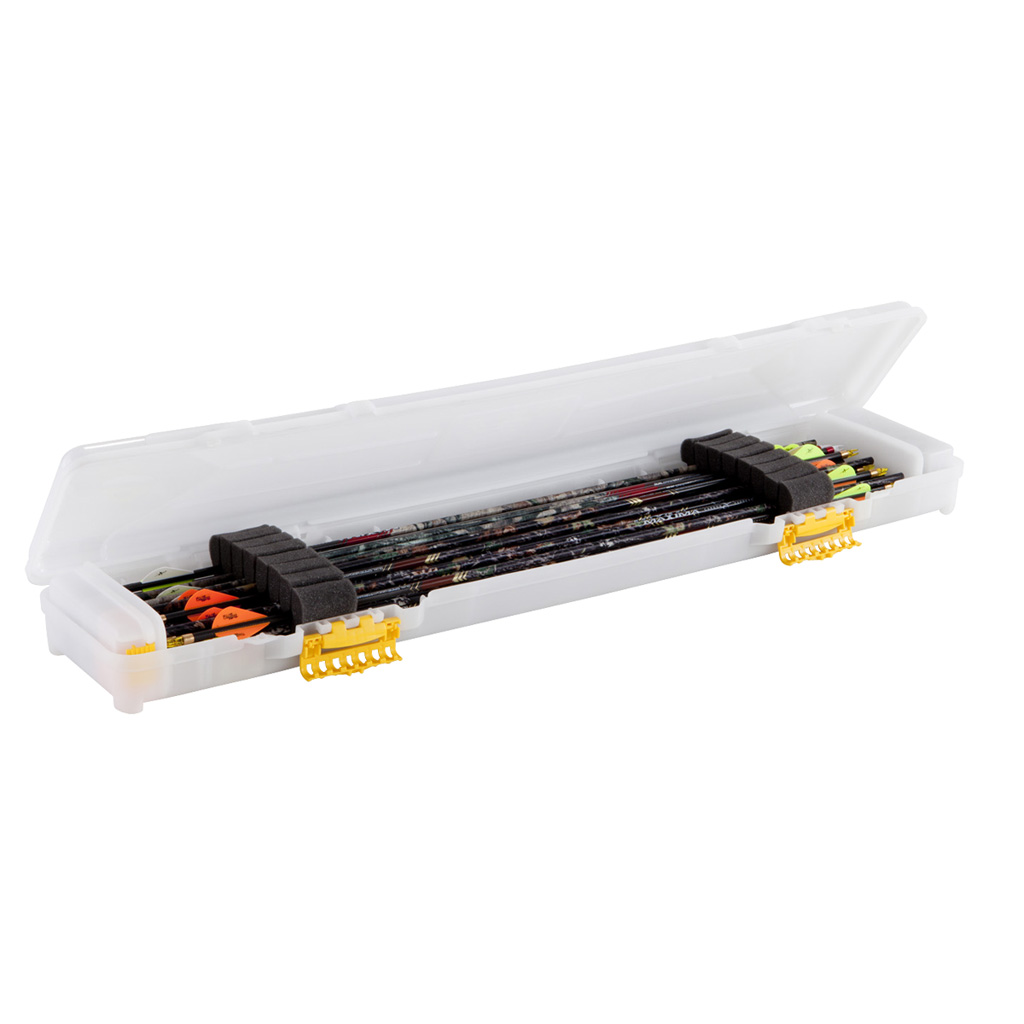 Plano BowMax Compact Arrow Case - Holds 28 Arrows, Built-in Broadhead Wrench, Customizable Storage