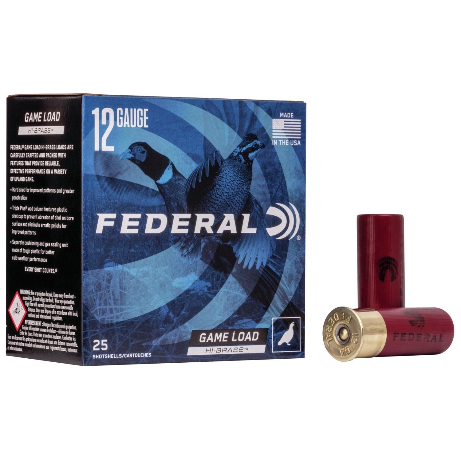 Federal H126 7.5 Game-Shok 12 Gauge 2.75 in 1.25 oz #7.5 Shot 25 Rounds - Federal Premium Ammunition - LEAD