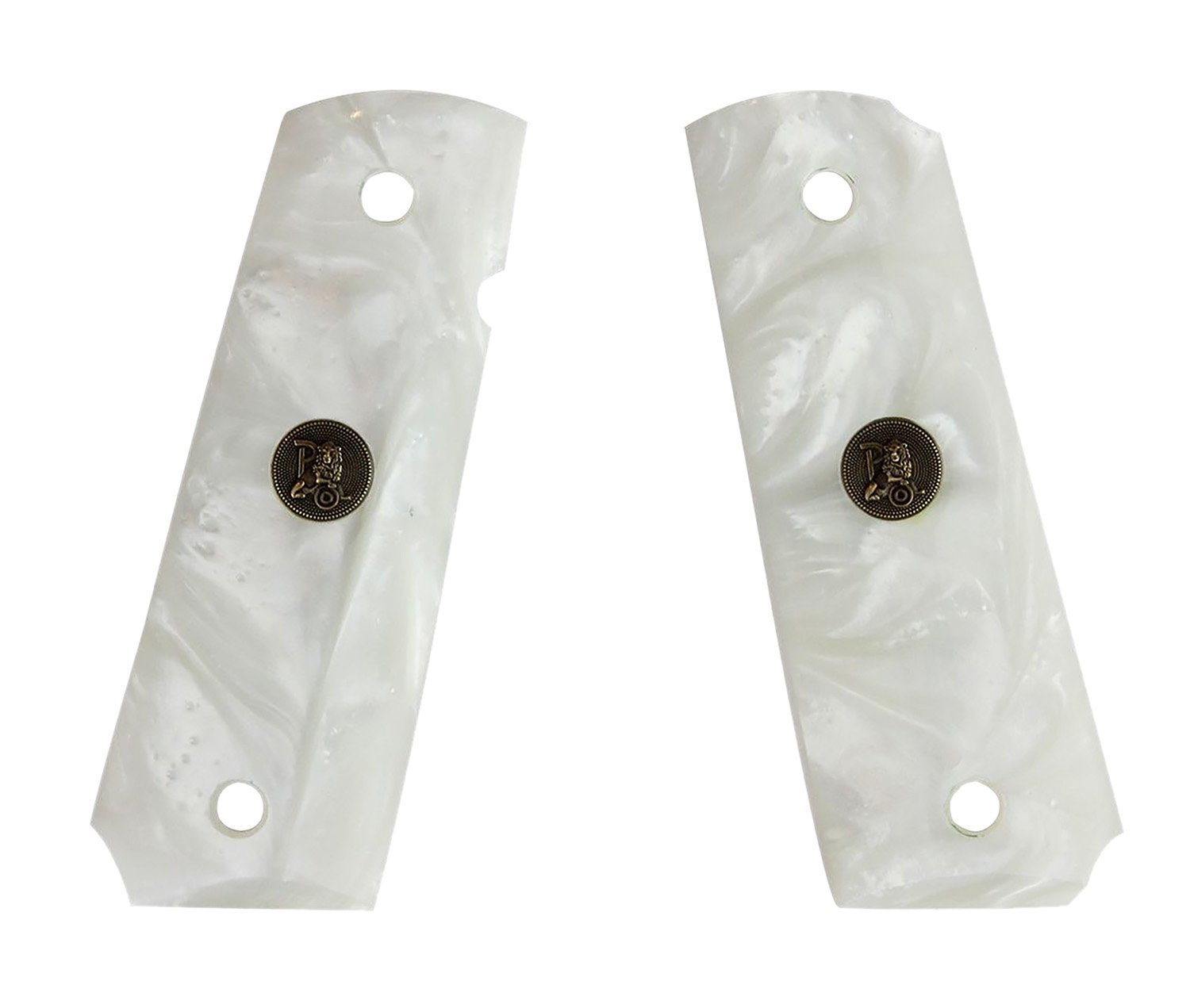 Buy Pachmayr Custom Grip White Simulated Pearl Panels for 1911 with Ambidextrous Safety online