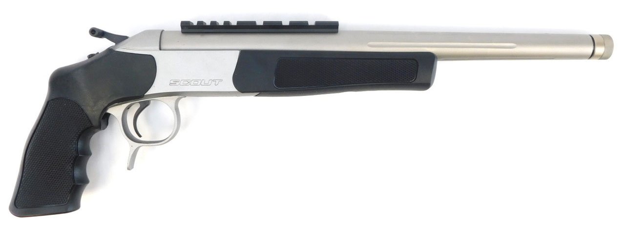 CVA CP731S Scout V2 LR Pistol 14" 44MAG SS Threaded Barrel, Scope Rail