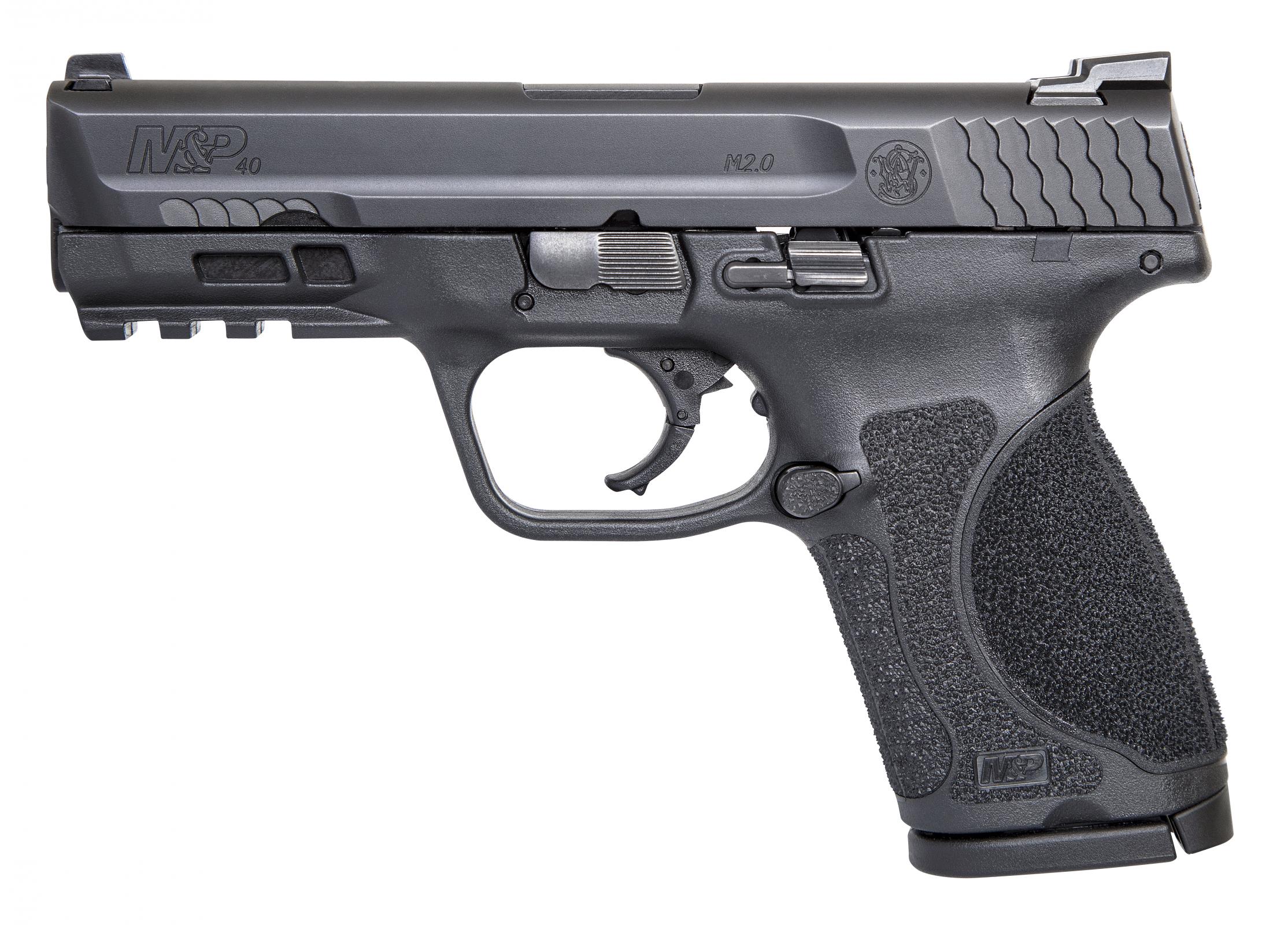 Smith & Wesson 11676 M&P40 M2.0 40SW 4" Night Sights, No Safety, Black