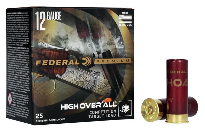 Buy Federal High Over All 12 Gauge Shotgun Ammunition 1 1-8 Ounce #9 Shot 25... online