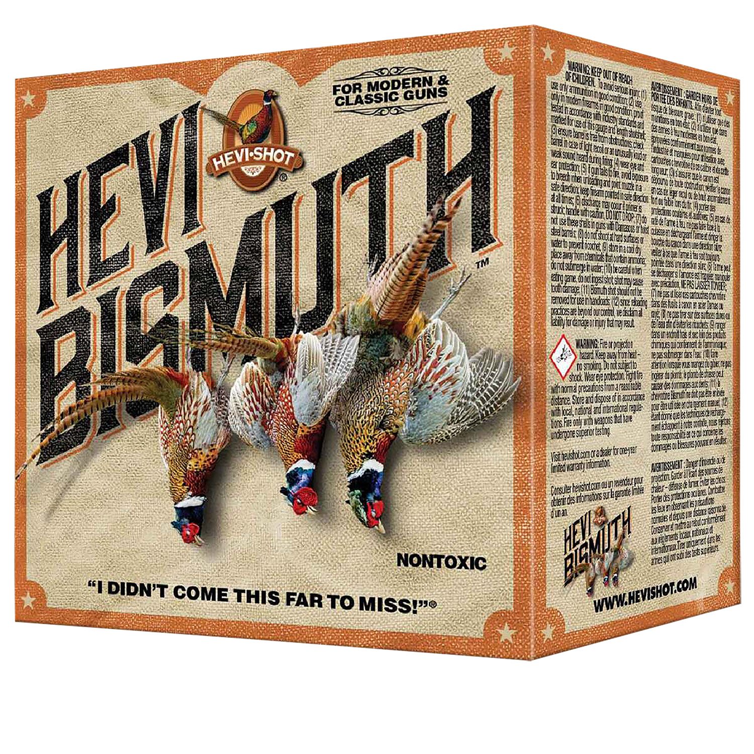 HEVI-Shot HS19715 HEVI-Bismuth 410 Gauge 3" 9/16oz 5 Shot 25/Box - HEVI Shot - .410 Bore