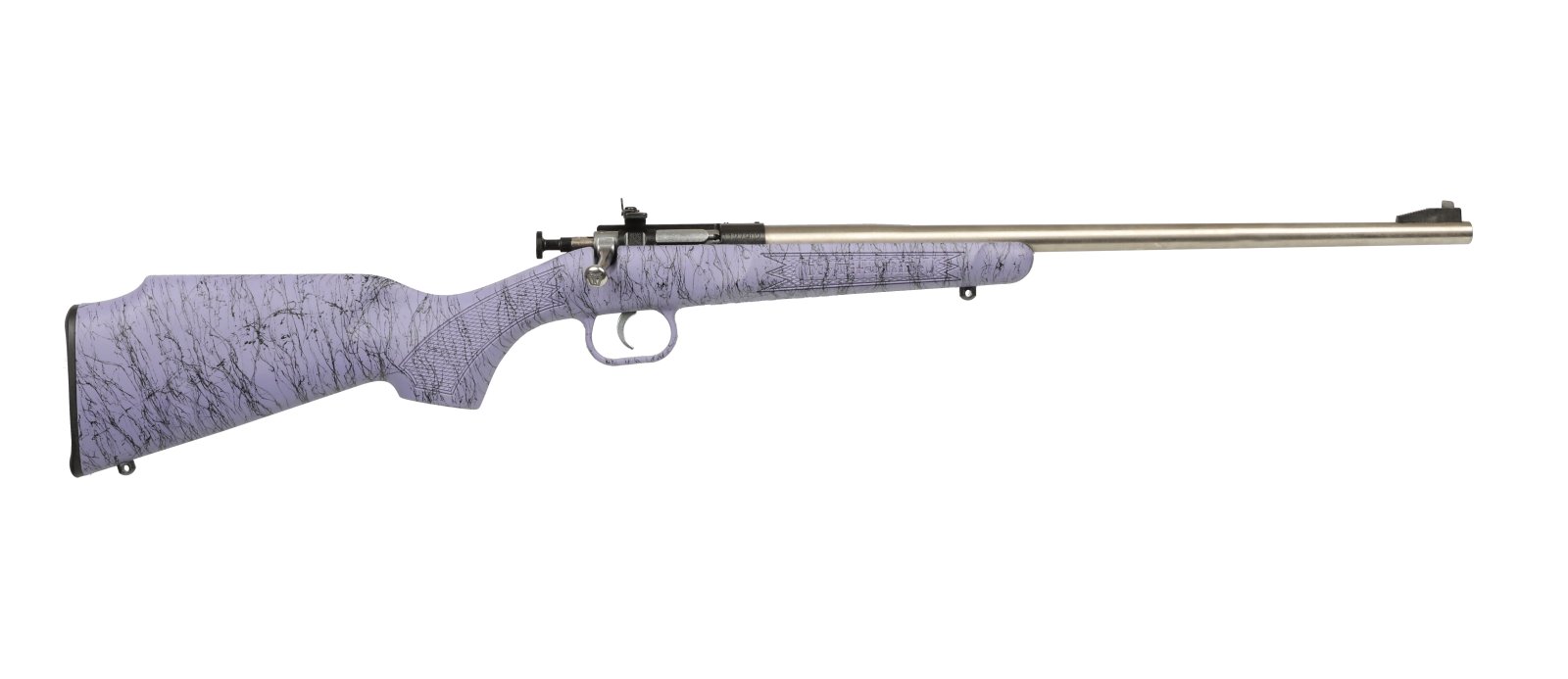 Keystone KSA2445 Crickett 22 LR 16" Stainless Rifle Purple/Black Stock - Keystone Sporting Arms - 22 LR