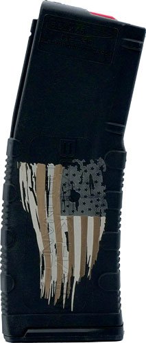 Black Rain BRO-MAG30-TATTEREDFLAG-WTP AR-15 30-Rd Magazine 5.56 NATO - Black Rain Ordnance - 5.56 NATO / .223 Rem