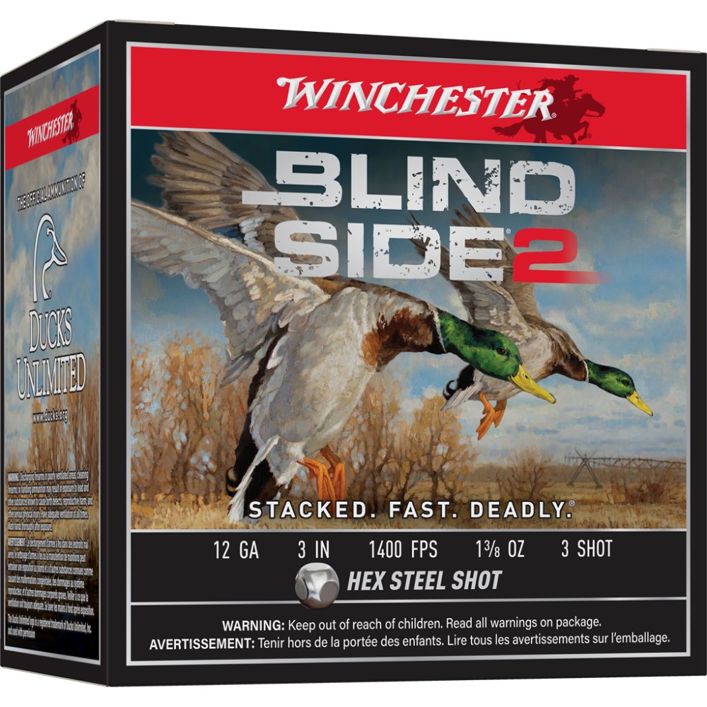 Winchester XBS1233 12 Gauge 3 in 1 3/8 oz #3 Hex Steel Shot 25 Rounds - Winchester - 12 Gauge