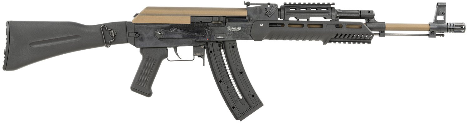 Mauser AK47 Omega .22 Long Rifle 16.5 in Barrel Black/Bronze 24 Rounds - BLS Supply - .22LR