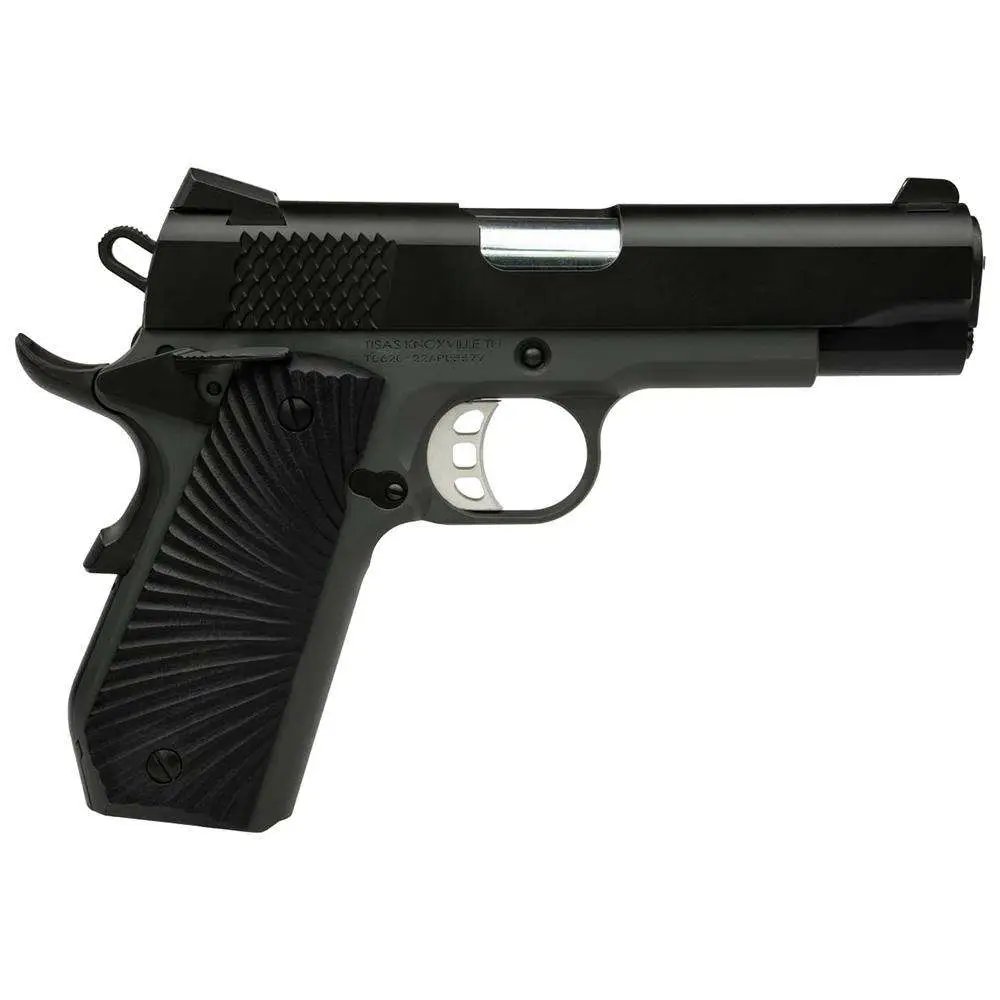 Tisas 1911 Stingray Carry .45 ACP 4.25 in Black/Dark Grey Cerakote 8+1 - TISAS - 45 ACP