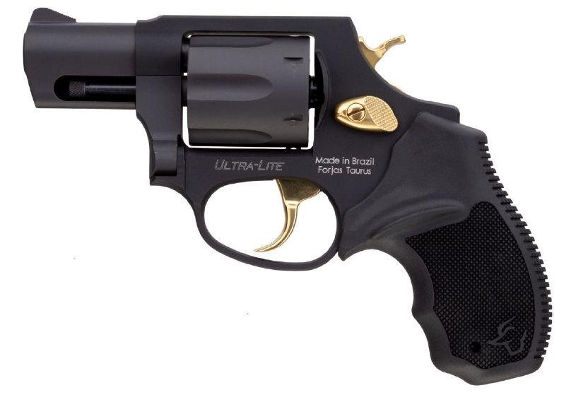 Taurus 856 Ultra Lite Revolver 38 Special 2" Barrel 6 Shot Black/Gold