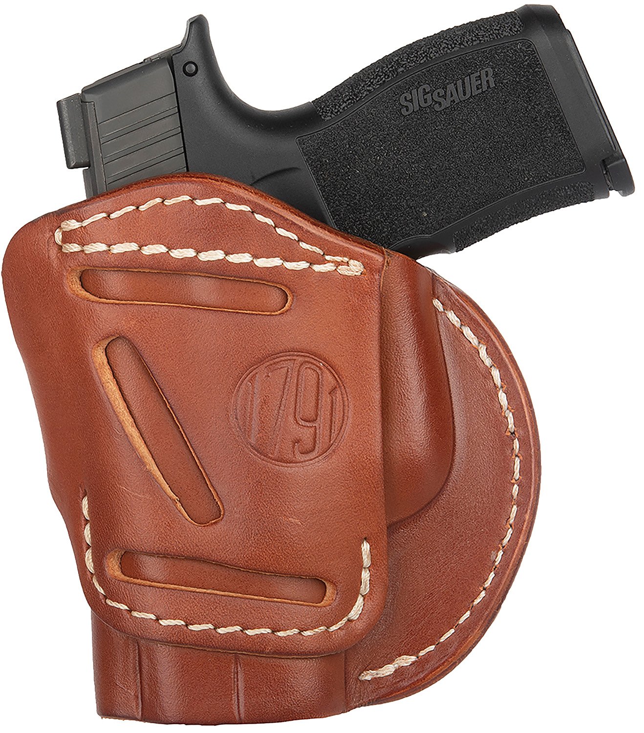 1791 Gunleather 4WH-3-CBR-R 4-Way Holster, Classic Brown, RH, Size 3 - 1791 Gunleather - CLASSIC BROWN