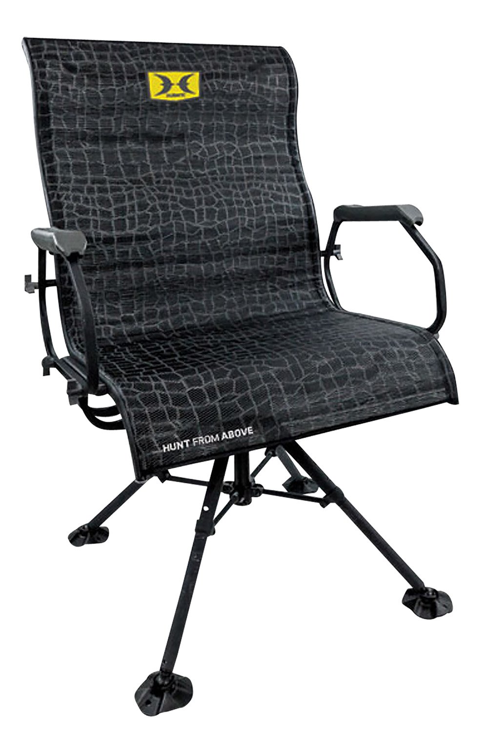 Buy Hawk HWK-3115 Big Denali Blind Chair XXL Mesh Black Folding 360 deg Swivel online