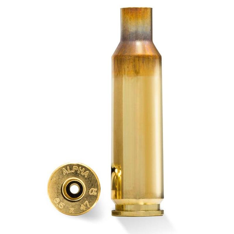 Alpha Munitions AM6547100 Unprimed Brass 6.5x47, 100ct, OCD Technology - Alpha Munitions - 6.5x47L
