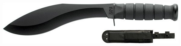 Buy KA-BAR 2-1280-2 Tactical Kukri Machete, 8.5" 1095 Cro-Van Blade, Kraton G Handle, Heavy-Duty Chopper online