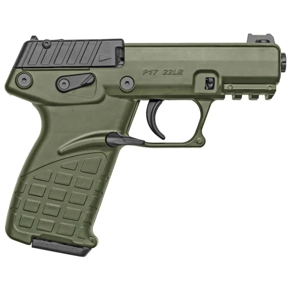 KelTec P17 Semi Auto Pistol 3.93" Barrel 22LR 16rd P17GRN