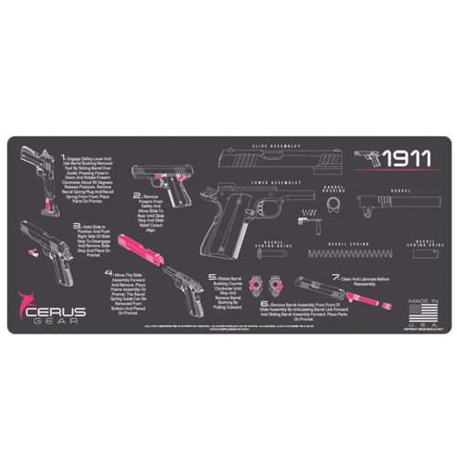 CERUS GEAR 1911 INSTRUCTIONAL GRAY/PINK