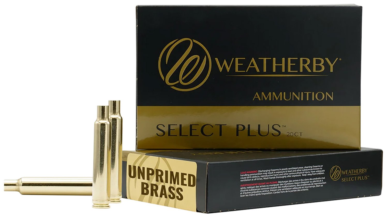 Weatherby BRASS300 .300 Weatherby Magnum Unprimed Brass Cases 20-Pack