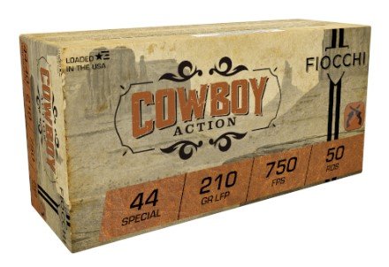 Fiocchi 44SCA 44 Special 210 Grain Lead Flat Point 50 Rounds Box - Fiocchi - LEAD FLAT POINT