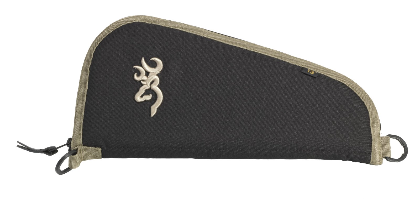 Browning 13" Pistol Rug Black/Tan Polyester