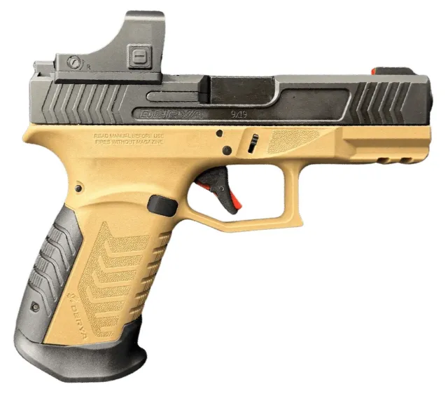 Derya DY9 9mm Luger 4.02 In 15+1 Black Nitride Optic Cut - DERYA - 9mm Luger