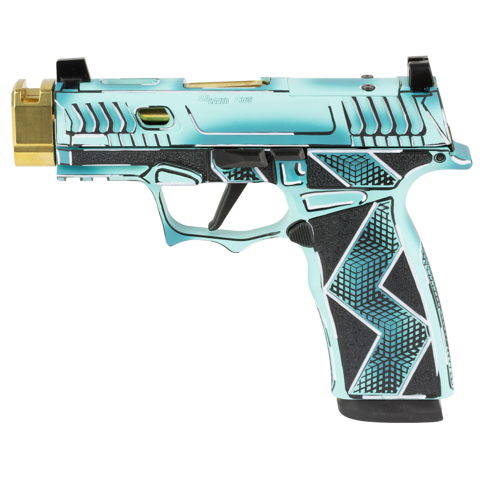 Sig Sauer 300 252 0409 64 9mm Optics Ready Blue Gold