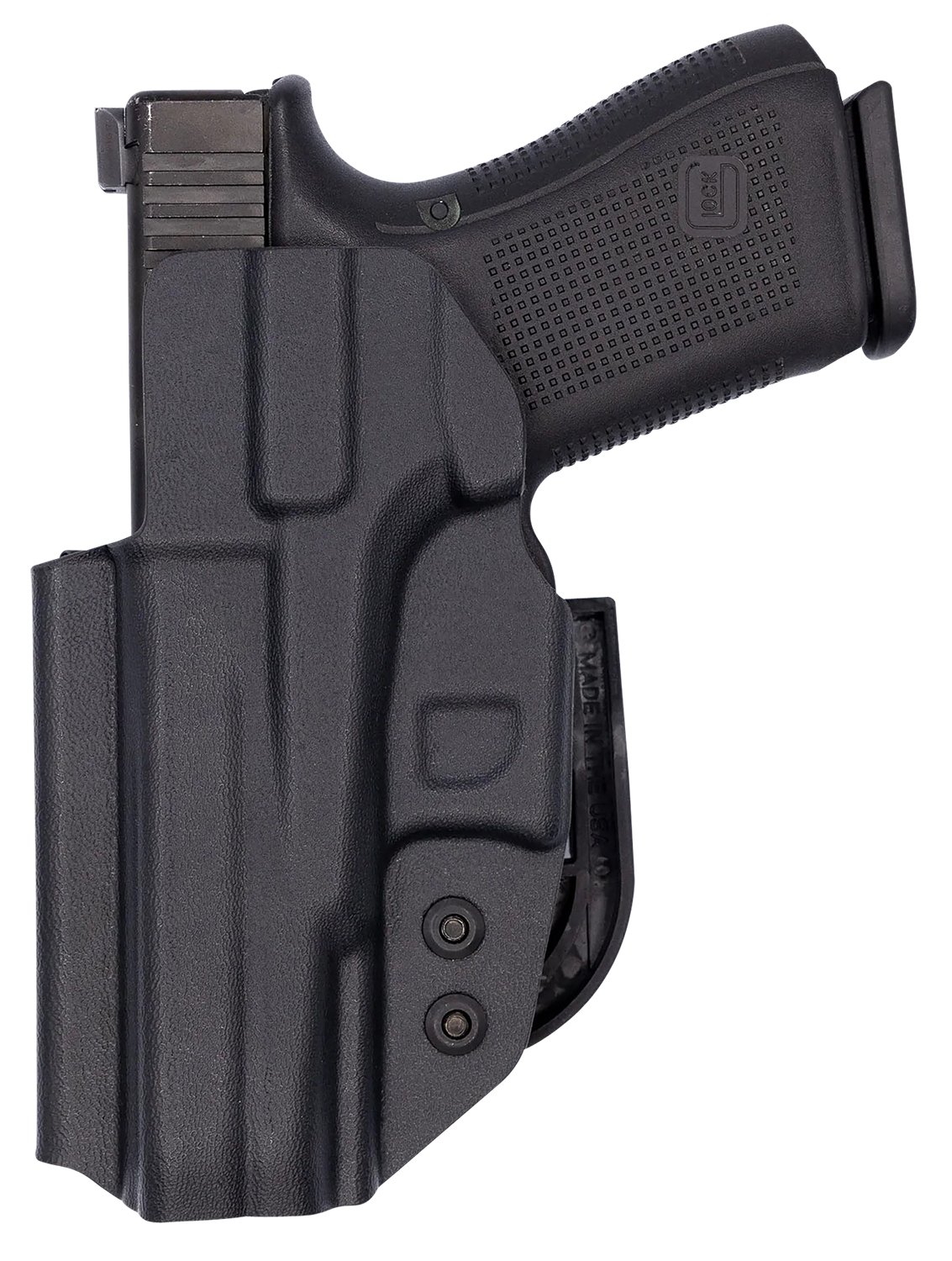 C&G Holsters 0008-100 Covert IWB Black Kydex for Glock 19/23 Right Handed