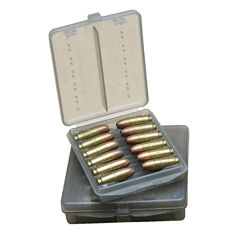 MTM Case-Gard Handgun Ammo Wallet XLG - .44 Mag, 12 Rounds, Clear Smoke - MTM Case-Gard - .44 Mag