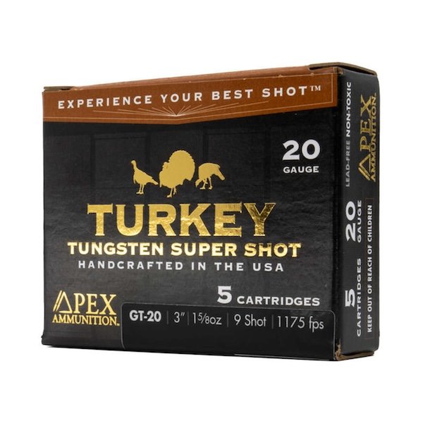 Apex GT20-9 20 Gauge 3 In 1-5/8oz #9 TSS 5-Rounds 1175FPS - Apex Tactical Specialties - 20 GAUGE