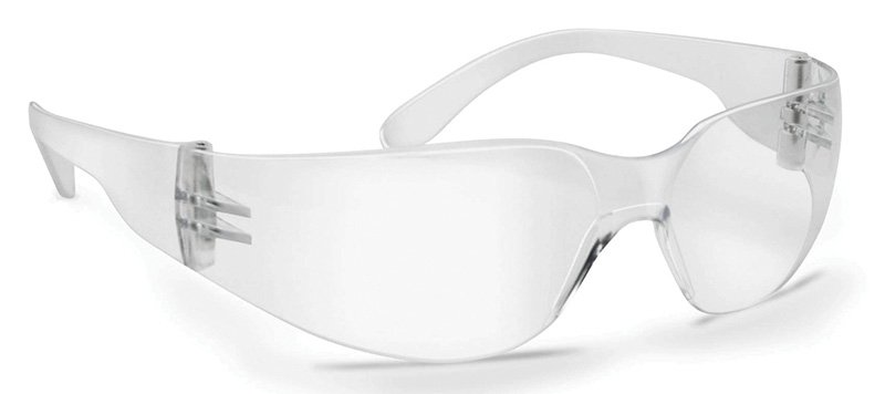Walker's GWPWRSGLCL Sport Glasses Clearview Adult Clear Lens Polycarbonate Clear Frame - Walker's