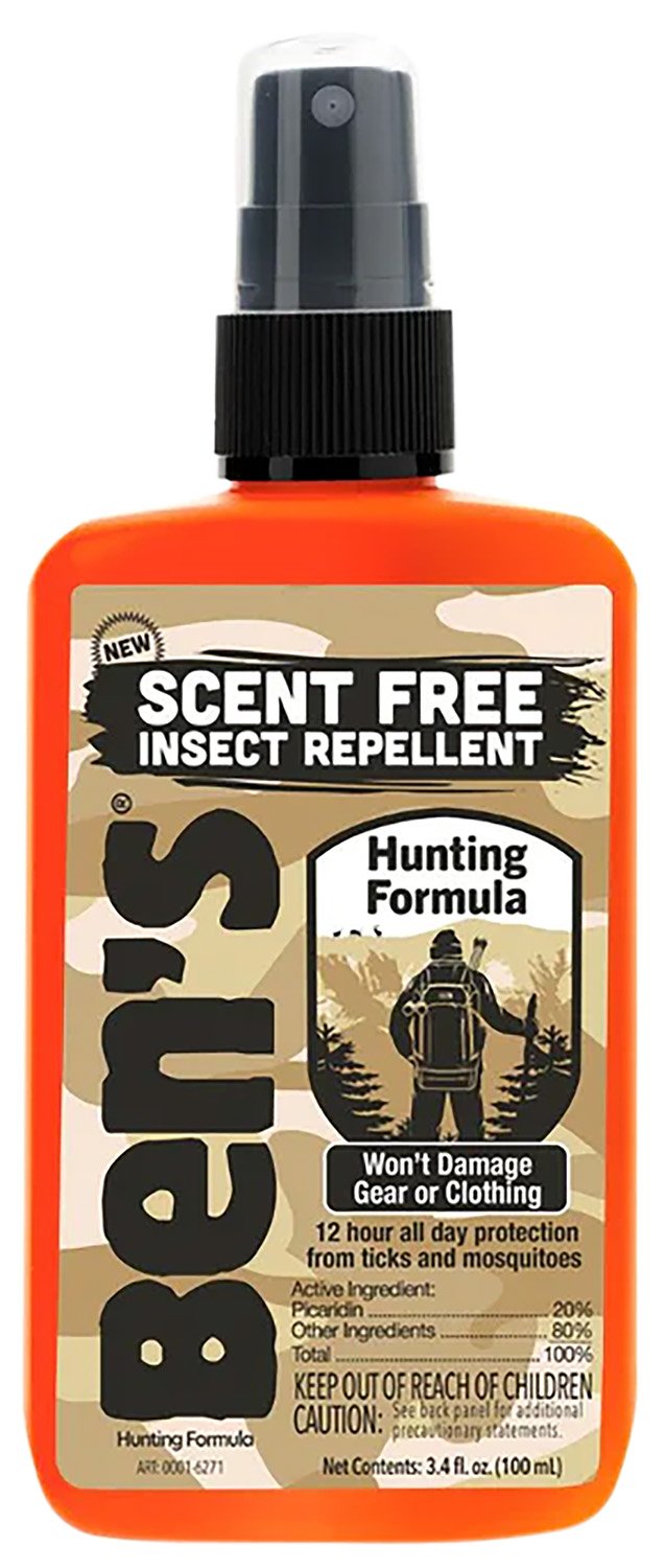 Adventure Medical Kits 00067366 Ben's Hunting Formula Unscented 3.40oz Spray Repels Mosquitos/Ticks Effective Up to 12 hrs - AMK