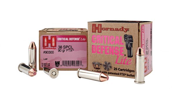 Hornady 90300 Critical Defense Lite 38 Special 90 gr 1200 fps Hornady Flex Tip eXpanding (FTX) 25 Bx/10 Cs - Hornady Manufacturing Company - FLEX TIP EXPANDING