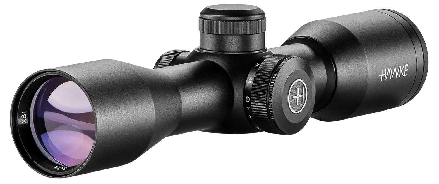 Hawke 12211 XB Crossbow Scope 3x32, Illuminated Reticle, Nitrogen Purged
