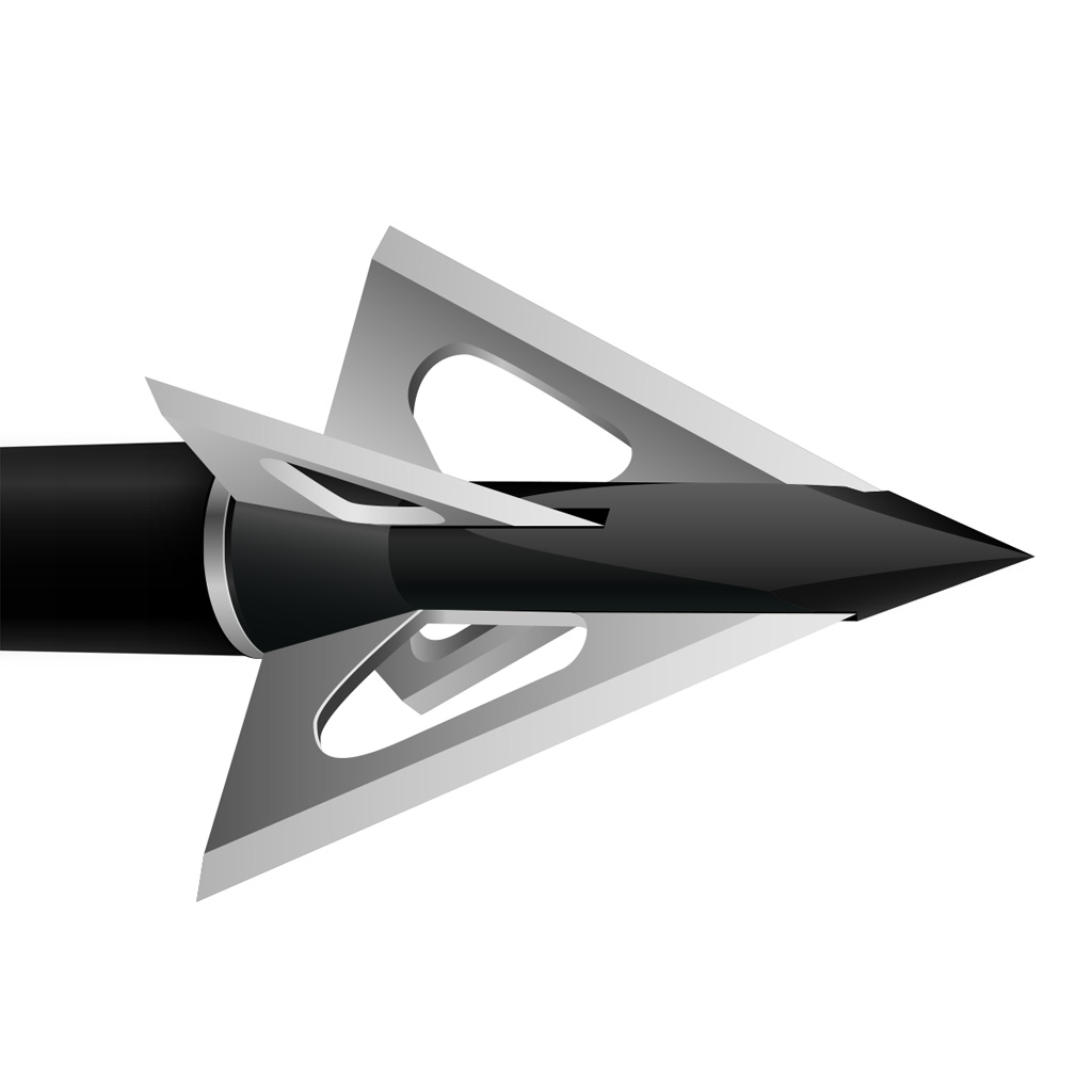Slick Trick 15STVT100 Viper Trick Broadheads 100gr 4pk .035 Blade 1 1/16" Cut