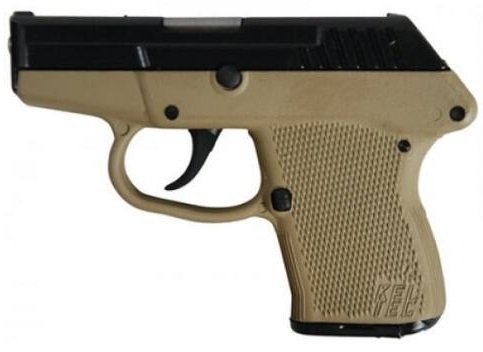 KELTEC P32B Blued Slide Tan Grip 7RD Pistol P32BTAN - Kel-Tec - 32 ACP