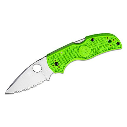 Buy Spyderco C41SGR5 Native 5 Salt 2.5" Green LC200N Knife online