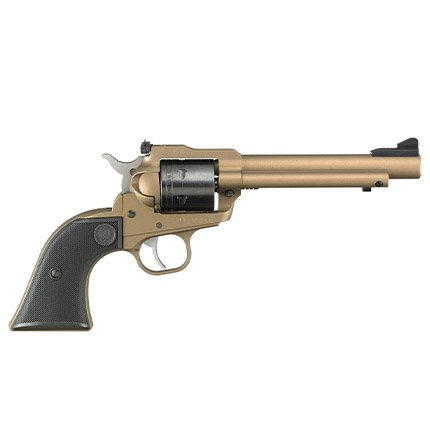 Ruger 2034 Super Wrangler Revolver, 22 LR/22 WMR, 6-Round, 5.50" Bronze Cerakote Barrel, Adjustable Sights, Checkered Synthetic Grip - Ruger - 22 LR | 22 Magnum