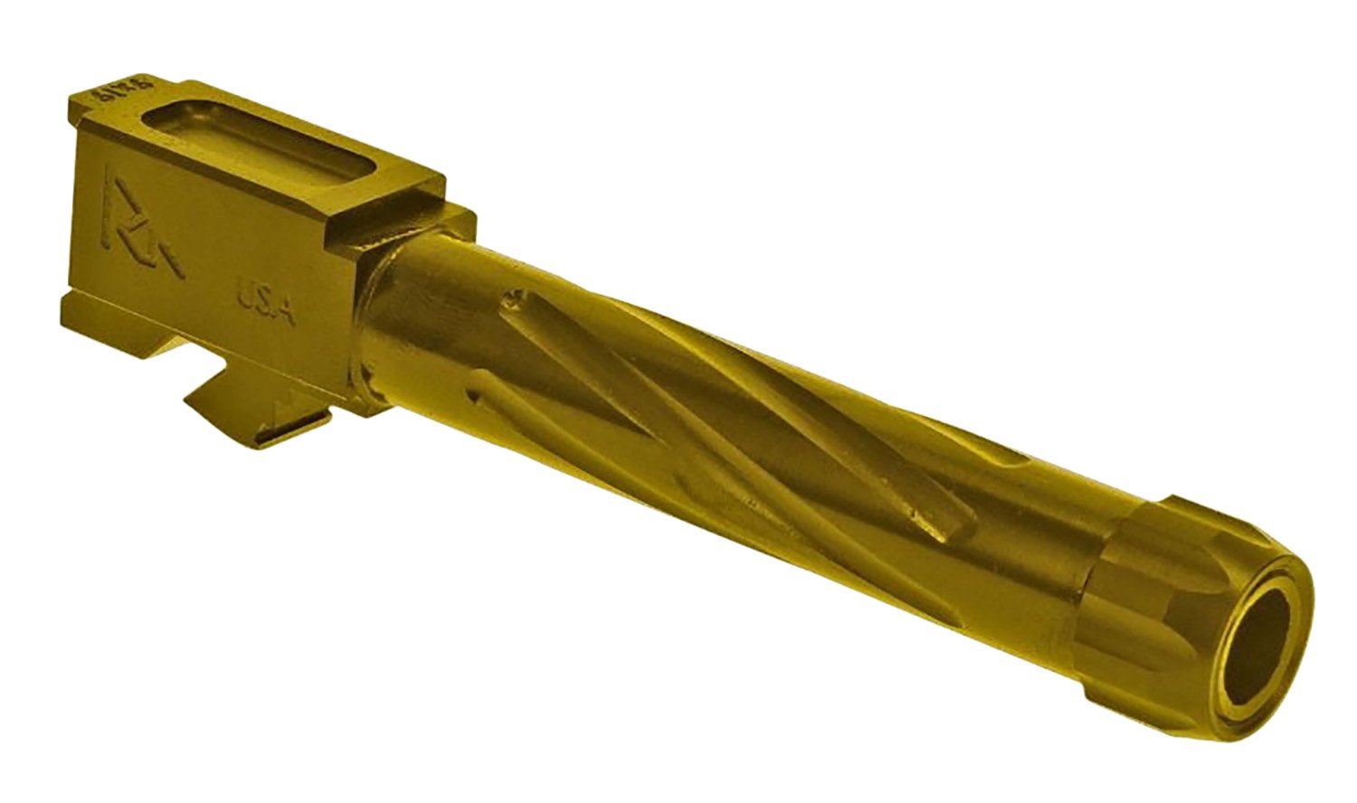 Rival Arms V1 Threaded Gold Barrel For Glock Model - Rival Arms - 4.02"